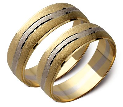 Obrączka ślubna - lux 065